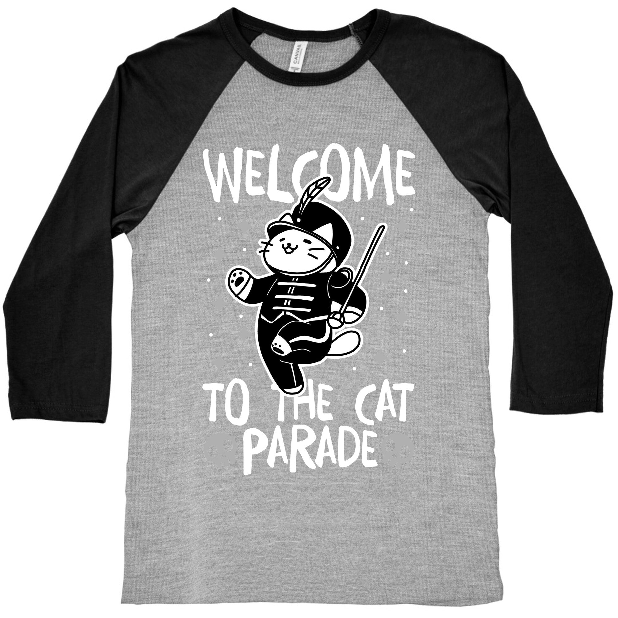 Welcome to the Cat Parade  Baseball Tee